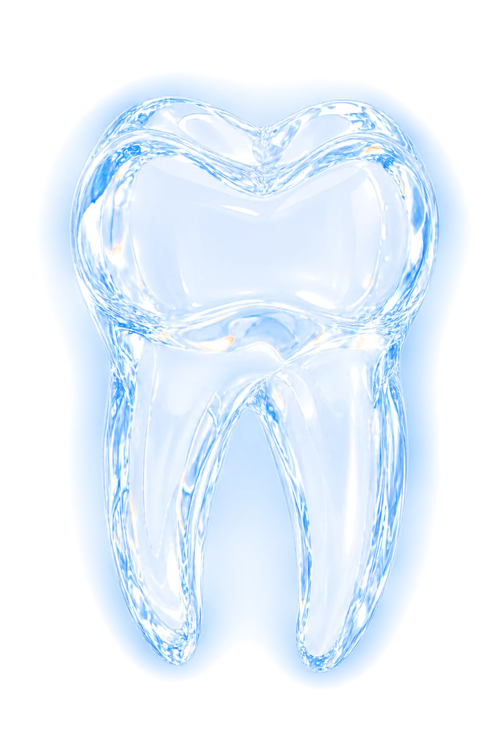 Glass tooth